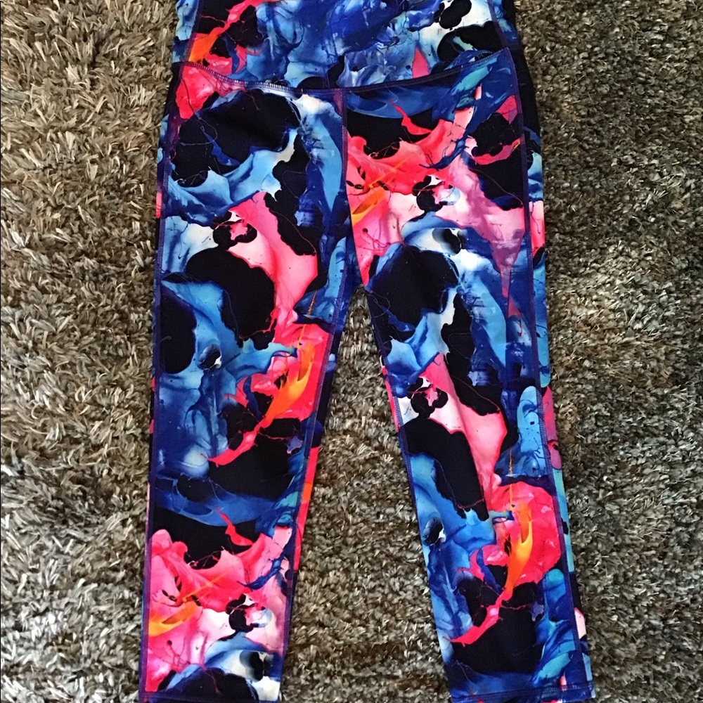 Athleta bright workout pants